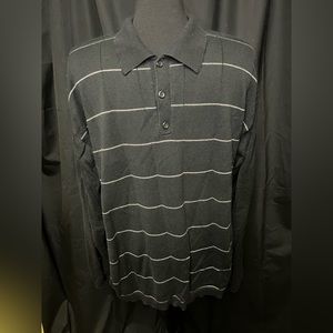 Men’s Golf Style Long Sleeve Lightweight Sweater Size XXL John Henry Brand